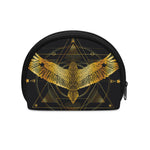 Golden Spiritual Bird Print Coin Purse