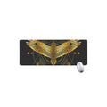 Golden Spiritual Bird Print Extended Mouse Pad