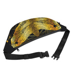 Golden Spiritual Bird Print Fanny Pack