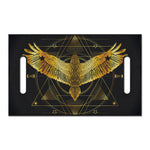 Golden Spiritual Bird Print Golf Cart Seat Cover