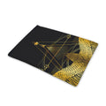 Golden Spiritual Bird Print Pet Cooling Mat Cover