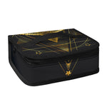 Golden Spiritual Bird Print Small Lunch Bag