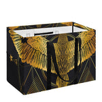 Golden Spiritual Bird Print Utility Tote Bag