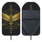 Golden Spiritual Bird Print Waterproof Car Seat Cover