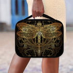 Golden Spiritual Dragonfly Print Classic Bible Case