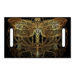 Golden Spiritual Dragonfly Print Golf Cart Seat Cover