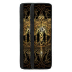 Golden Spiritual Dragonfly Print Refrigerator Handle Covers