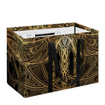 Golden Spiritual Dragonfly Print Utility Tote Bag