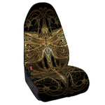 Golden Spiritual Dragonfly Print Waterproof Car Seat Cover