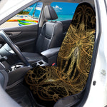 Golden Spiritual Dragonfly Print Waterproof Car Seat Cover