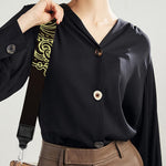 Golden Spiritual Elephant Print Bag Strap