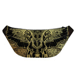 Golden Spiritual Elephant Print Fanny Pack