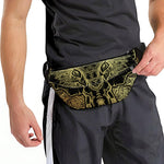 Golden Spiritual Elephant Print Fanny Pack