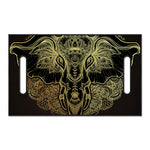 Golden Spiritual Elephant Print Golf Cart Seat Cover