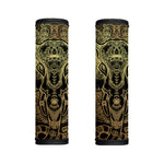 Golden Spiritual Elephant Print Handle Covers