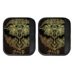 Golden Spiritual Elephant Print Handle Covers