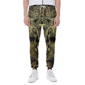Golden Spiritual Elephant Print Joggers