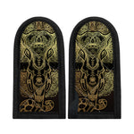 Golden Spiritual Elephant Print Skillet Handle Cover
