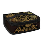 Golden Spiritual Elephant Print Small Lunch Bag