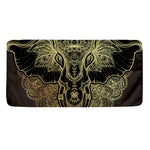 Golden Spiritual Elephant Print Towel