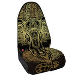 Golden Spiritual Elephant Print Waterproof Car Seat Cover
