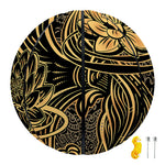 Golden Spiritual Koi Carp Print Basketball