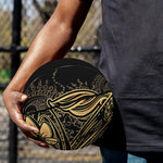 Golden Spiritual Koi Carp Print Basketball
