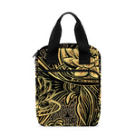Golden Spiritual Koi Carp Print Bible Tote Bag
