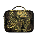Golden Spiritual Koi Carp Print Briefcase Bible Bag