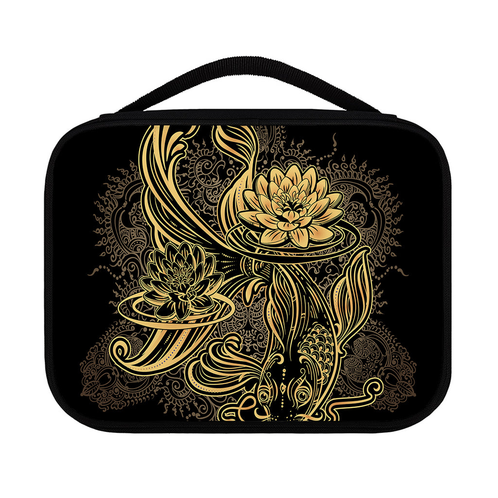Golden Spiritual Koi Carp Print Classic Bible Case