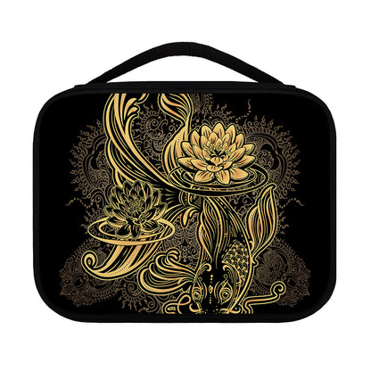 Golden Spiritual Koi Carp Print Classic Bible Case