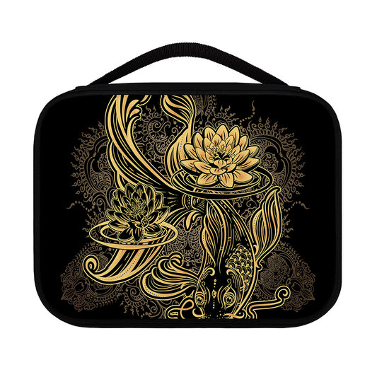 Golden Spiritual Koi Carp Print Classic Bible Case