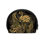 Golden Spiritual Koi Carp Print Coin Purse