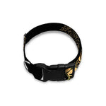Golden Spiritual Koi Carp Print Dog Collar