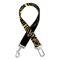 Golden Spiritual Koi Carp Print Dog Seat Belt