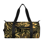 Golden Spiritual Koi Carp Print Gym Bag