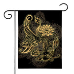 Golden Spiritual Koi Carp Print House Flag