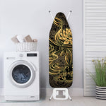 Golden Spiritual Koi Carp Print Ironing Board Cover