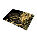 Golden Spiritual Koi Carp Print Pet Cooling Mat Cover