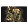 Golden Spiritual Koi Carp Print Polyester Doormat