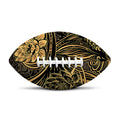 Golden Spiritual Koi Carp Print Rugby Ball