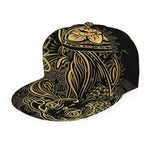Golden Spiritual Koi Carp Print Snapback Cap