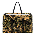 Golden Spiritual Koi Carp Print Utility Tote Bag
