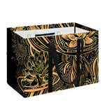 Golden Spiritual Koi Carp Print Utility Tote Bag