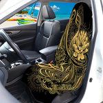 Golden Spiritual Koi Carp Print Waterproof Car Seat Cover
