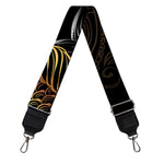 Golden Spiritual Koi Fish Print Bag Strap