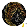 Golden Spiritual Koi Fish Print Basketball