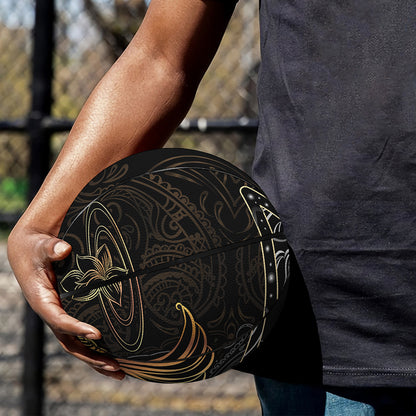 Golden Spiritual Koi Fish Print Basketball