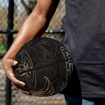 Golden Spiritual Koi Fish Print Basketball