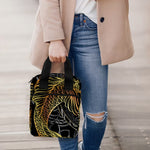 Golden Spiritual Koi Fish Print Bible Tote Bag